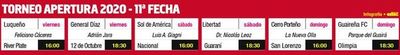 TORNEO APERTURA 2020 -  FECHA 11 - Fútbol - ABC Color