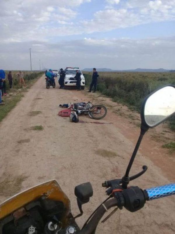 Sexagenario perdió la vida tras caer de su motocicleta en Santa Rosa
