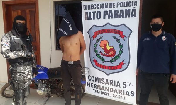 Delincuente es detenido tras persecución en un asentamiento de Hernandarias – Diario TNPRESS