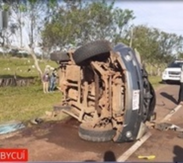Animales sueltos en ruta ocasionan grave accidente - Paraguay.com