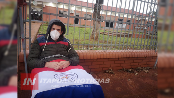 ENCADENADO A LA MUNICIPALIDAD DE JESÚS PIDE AL INTENDENTE RESPONDER A DENUNCIAS
