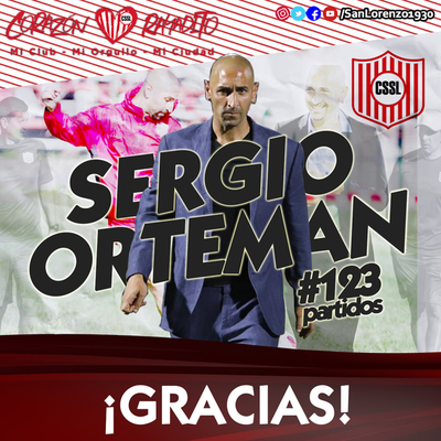 Sergio Orteman deja de ser DT de San Lorenzo