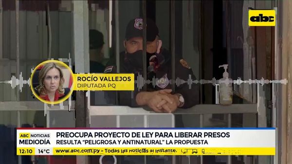 Preocupa proyecto de ley para liberar a reos - ABC Noticias - ABC Color