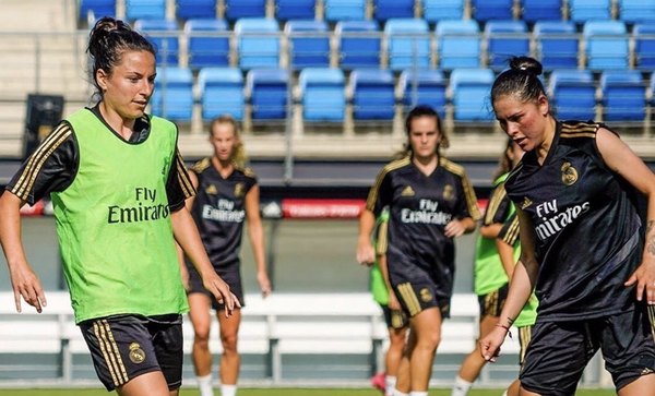 Jéssica 'Pirayú' Martínez tuvo su primer entrenamiento con el Real Madrid