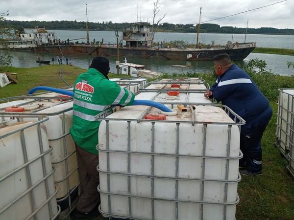 Se inicia el desagote de buque varado en Campichuelo - Nacionales - ABC Color