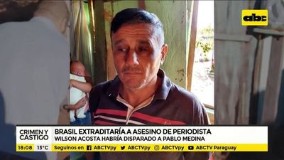 Brasil extraditaría a Wilson Acosta, asesino de periodista - Crimen y castigo - ABC Color