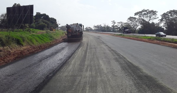 Ruta PY02: avanza parte final de pavimentación en Caaguazú