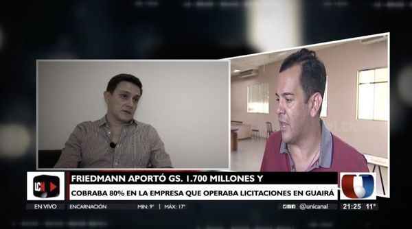 Prestanombre arrepentido destapa esquema de negociados de Rodolfo Friedmann