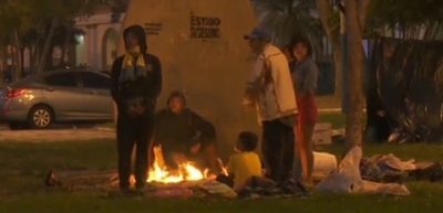 Nativos se exponen a las bajas temperaturas - Nacionales - ABC Color