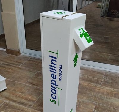 Paraguayo creó dispensador de alcohol en gel “ashá” | Crónica