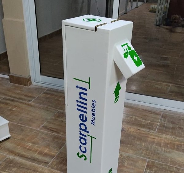 Paraguayo creó dispensador de alcohol en gel “ashá” | Crónica