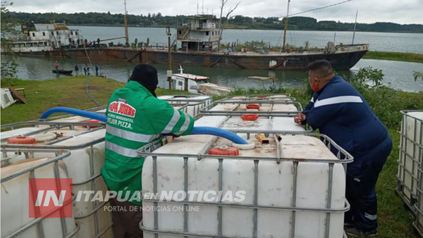 FISCAL BORDÓN SUPERVISA TRABAJOS EN EL BUQUE DE CAMPICHUELO