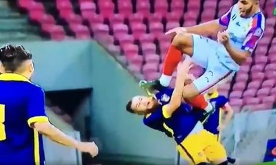 Criminal patada en el futbol brasilero | Noticias Paraguay