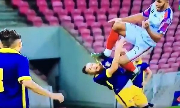 Criminal patada en el futbol brasilero | Noticias Paraguay