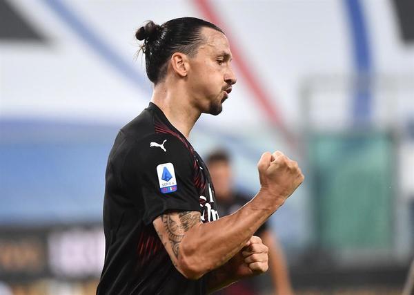 Zlatan lidera el baile del Milan