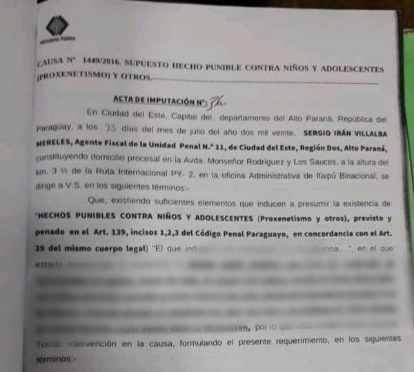 Fiscal imputa a hurrera de ZI por «cafichear» con sus hijas menores