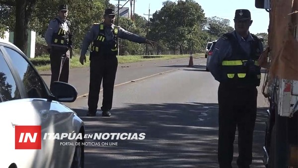 CAMINERA JUSTIFICA CONTROLES EN LAS  ENTRADAS A ENCARNACIÓN