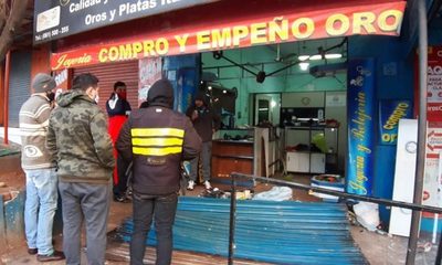 Joyería estima pérdida de Gs. 500 millones tras saqueo de manifestantes