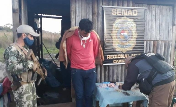 HOY / Detienen a "Yrybu" presunto microtraficante de drogas en Coronel Oviedo