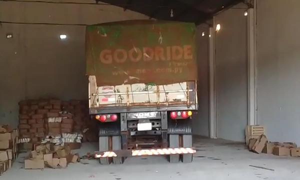 Incautaron 45 mil kilos de supuesto contrabando en Coronel Oviedo – Prensa 5