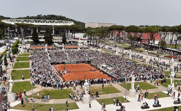 Torneos ATP y WTA de Roma serán a puerta cerrada - Tenis - ABC Color