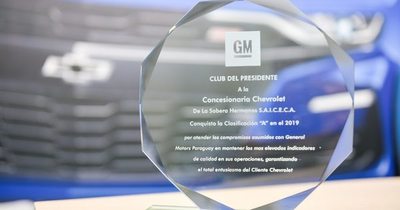 De la Sobera recibe una estrella más de General Motors