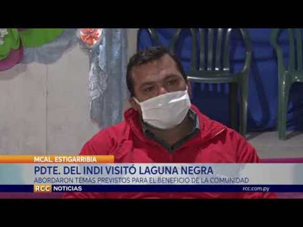 PRESIDENTE DEL INDI VISITÓ COMUNIDADES INDÍGENAS DE LAGUNA NEGRA