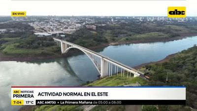 Tras flexibilización de “cuarentena estricta”, vuelve la normalidad en Ciudad del Este - ABC Noticias - ABC Color