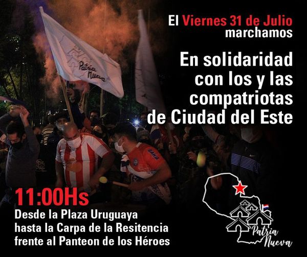 Marcharán en Asunción en solidaridad con Ciudad del Este  - Nacionales - ABC Color