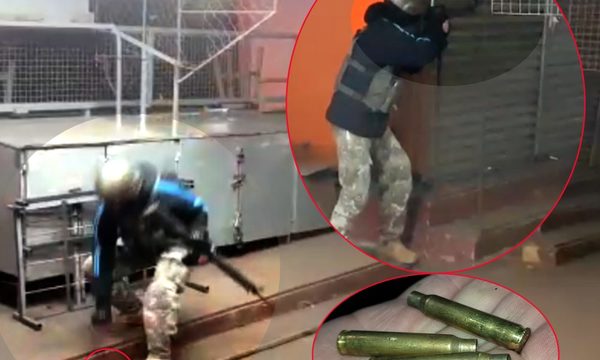 Marino es grabado cuando disparaba su fusil de asalto contra manifestantes – Diario TNPRESS