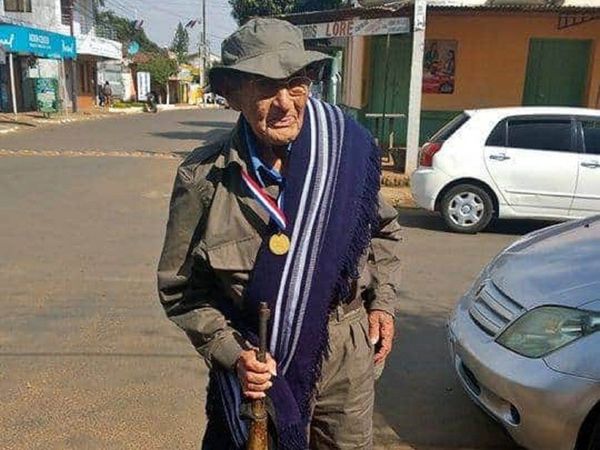 Excombatiene cumple 107 años recordando anécdotas de la Guerra del Chaco