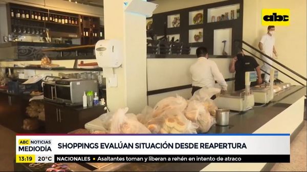 Shoppings evalúan situación desde que reabrieron sus puertas - ABC Noticias - ABC Color