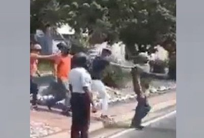 Trencito: castigo por no usar tapabocas he’i | Crónica