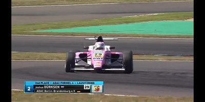 Joshua Duerksen fue segundo en el arranque de la Fórmula 4 de Alemania