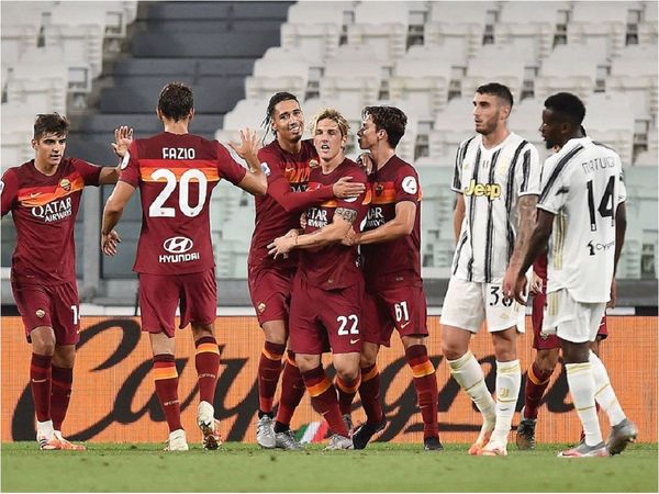 Roma gana a una Juventus sin Cristiano ni Dybala antes de duelo con Sevilla
