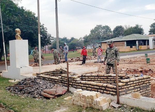 Construyen monumento a los  héroes en Curuguaty - Nacionales - ABC Color