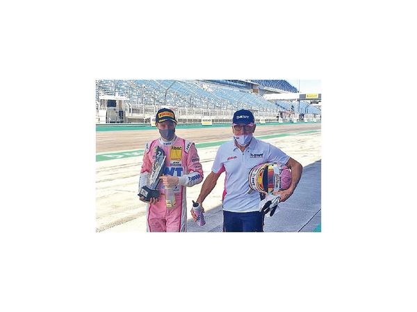 Podio de Duerksen en el retorno de la F4