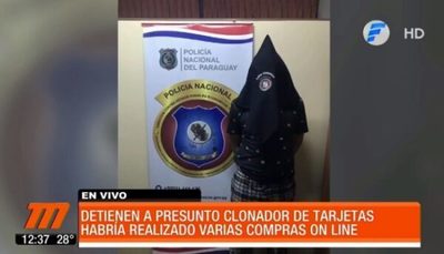 Detienen a sospechoso de clonar tarjetas