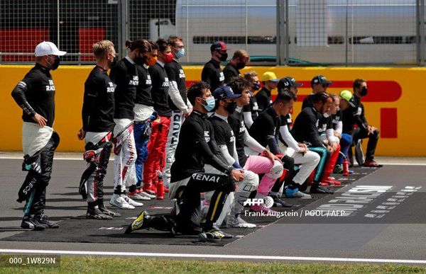 Gesto de pilotos de F1 contra el racismo - Automovilismo - ABC Color