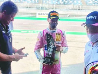El mitã'i que logró el podio en la Fórmula 4