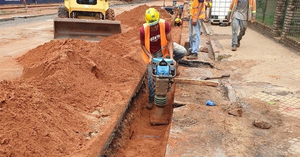 Calles de Asunción serán intervenidas desde hoy por trabajos de alcantarillado sanitario