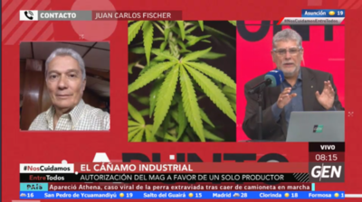 HOY / Juan Carlos Fischer, del gremio Cámara Paraguaya de Cannabis Industrial (Cannapy), sobre denuncia por autorización del MAG a favor de un solo productor