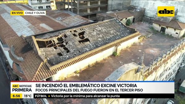 Así quedó el excine Victoria tras el incendio - ABC Noticias - ABC Color