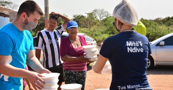 Volvieron las ollas populares en el Bañado Sur