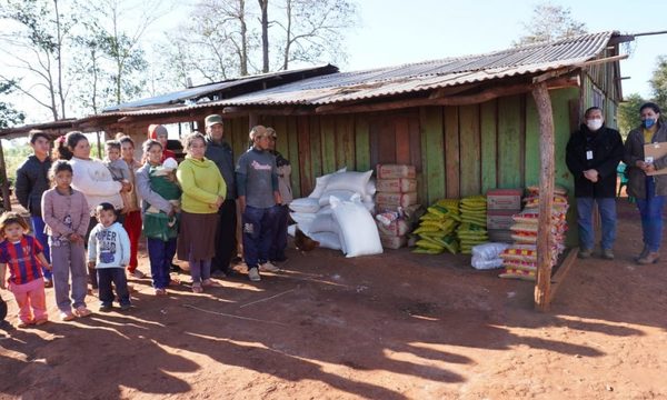 Ayudas alimentarias también llegan a comunidades indígenas de A. Paraná – Diario TNPRESS