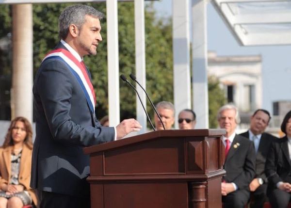 Discurso presidencial: Mario Abdo asume públicamente varios compromisos