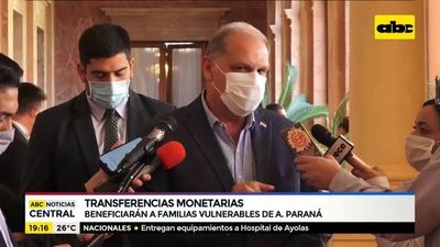 Transferencias monetarias a familias vulnerables en Alto Paraná - ABC Noticias - ABC Color
