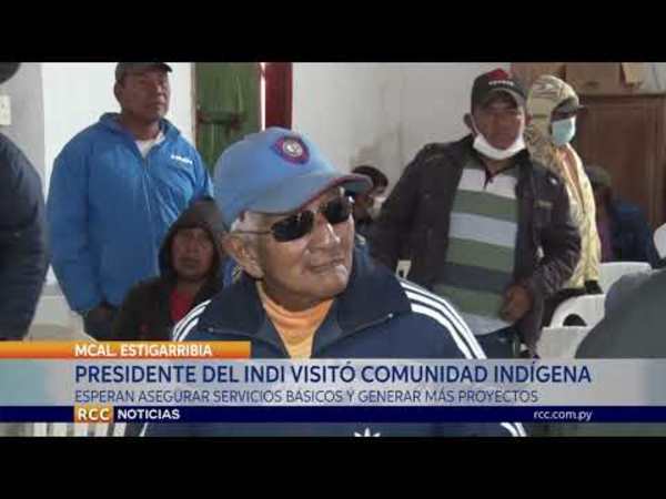 PRESIDENTE DEL INDI VISITÓ COMUNIDAD INDÍGENA DE BOQUERÓN