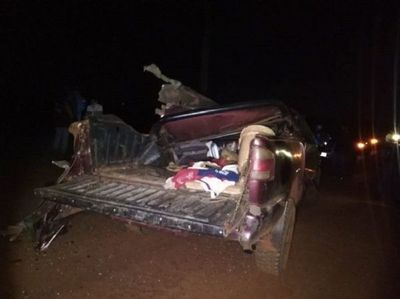 Dos personas mueren en un accidente de tránsito en Alto Paraná