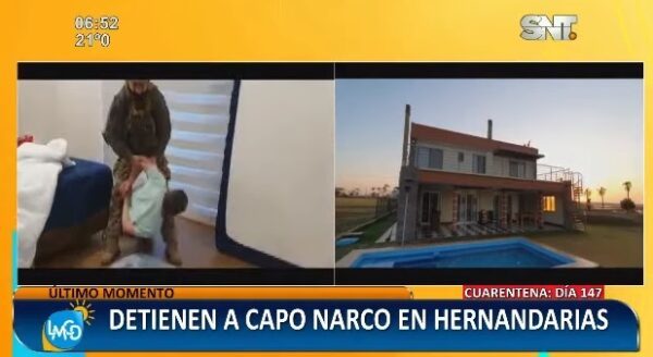 Capturan a Nené, "capo narco" brasileño